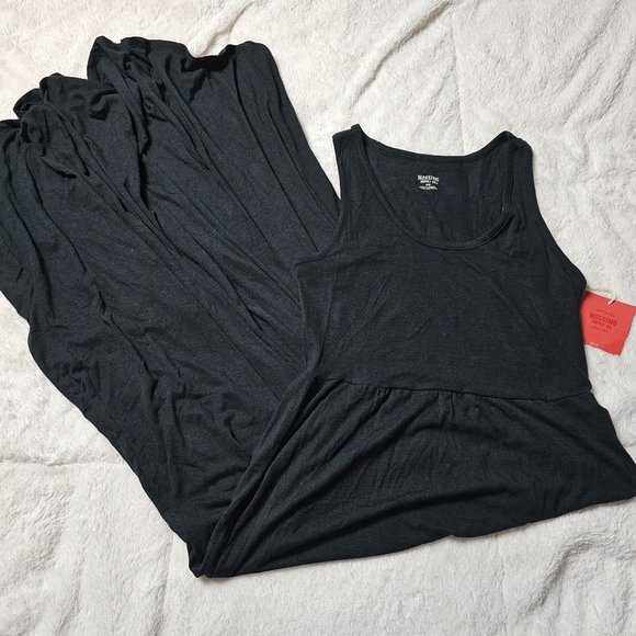 Mossimo Supply Co. Ebony Black Tank Top Maxi Dress M NWT - Picture 1 of 8